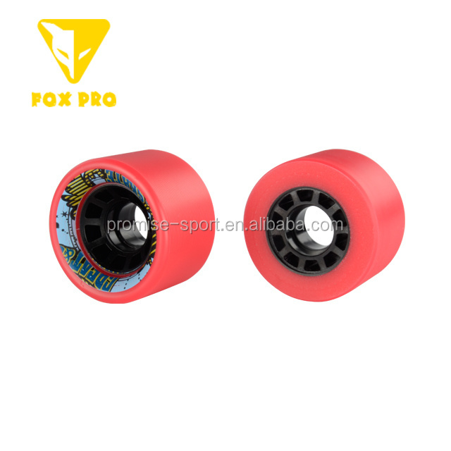 High rebound for bicycle and speed skate big inline skate pu wheel 62x40mm abs roller wheel