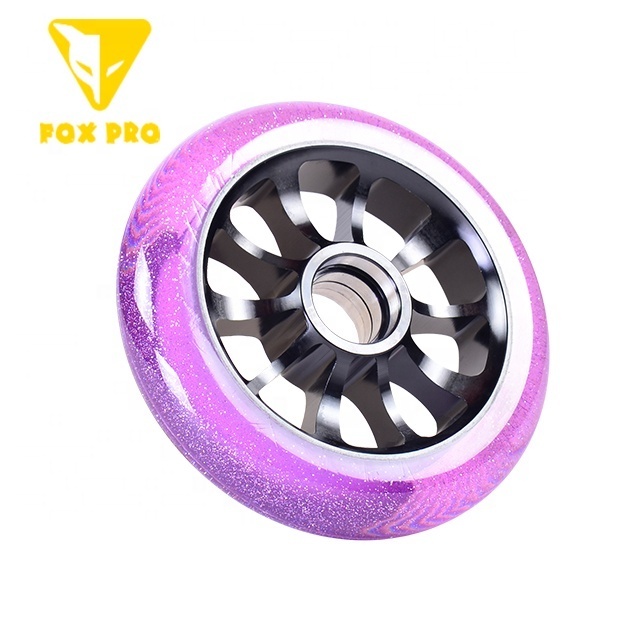 FOX PRO pro stunt scooter 100mm kids  scooter wheels transparent  PU color for stunt scooter