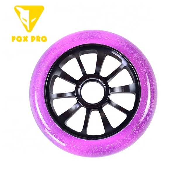 FOX PRO pro stunt scooter 100mm kids  scooter wheels transparent  PU color for stunt scooter