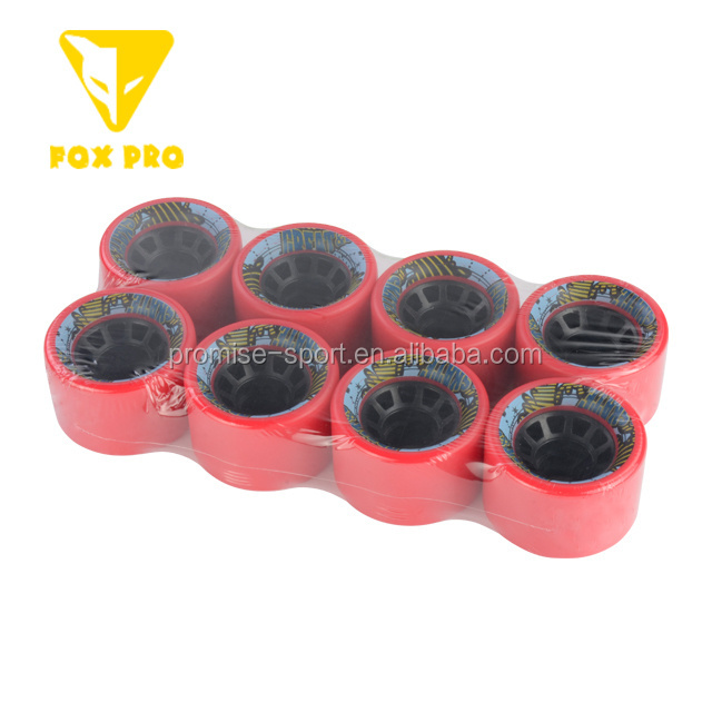 High rebound for bicycle and speed skate big inline skate pu wheel 62x40mm abs roller wheel