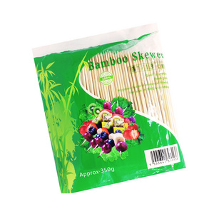 Biodegradable Bamboo Skewers Disposable Sticks For Food In Bulk Bamboo Stick Skewer