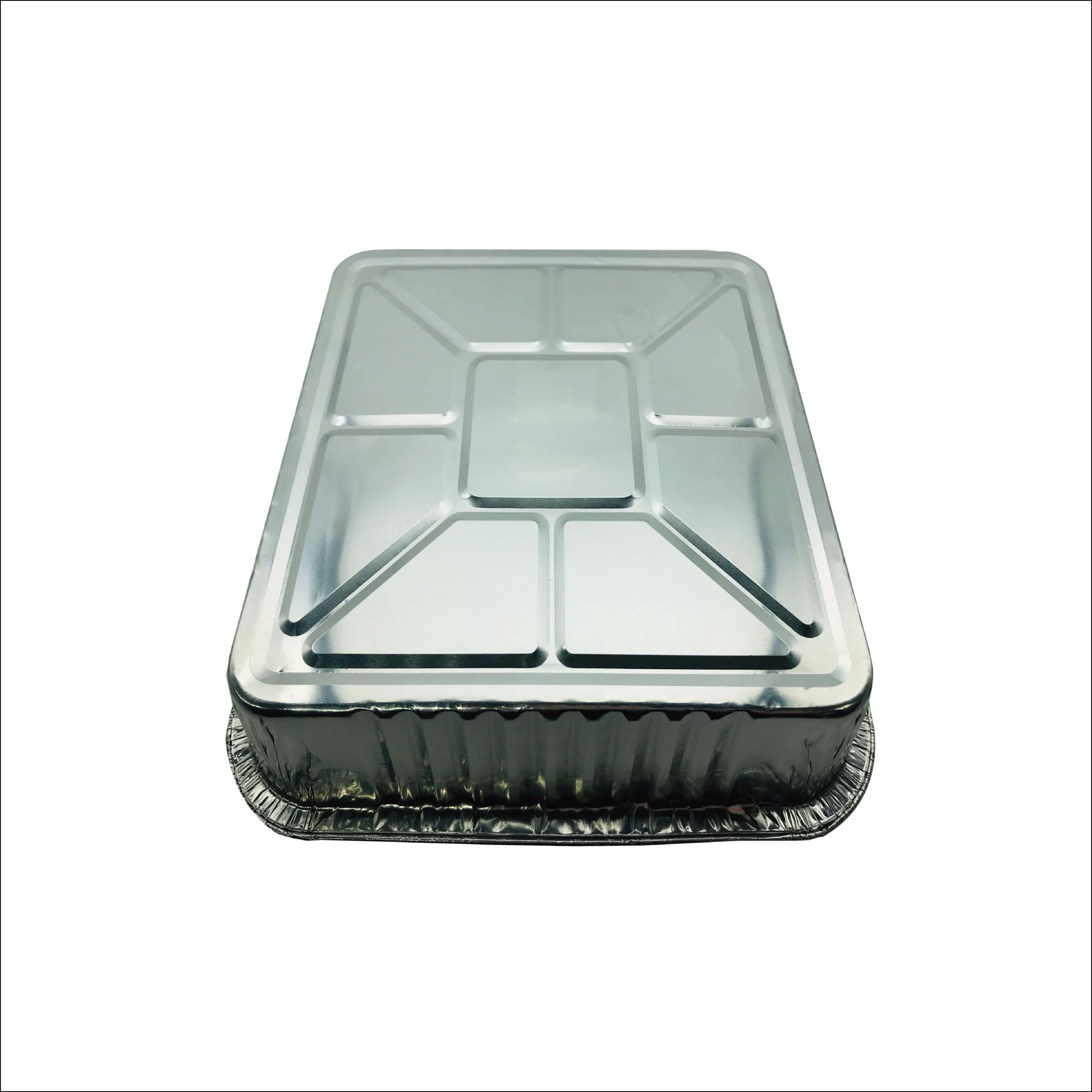 Disposable Square Baking Pan Multi-Function Aluminum Foil Box Aluminum Foil Food Lunch Box