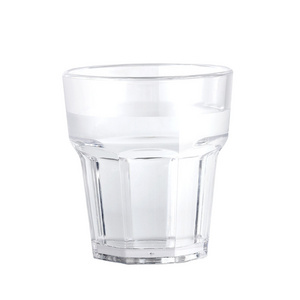 china custom plastic beer cup product transparent pc 200ml octagon cup water glass product wholesale wine cups Plastic beer mug