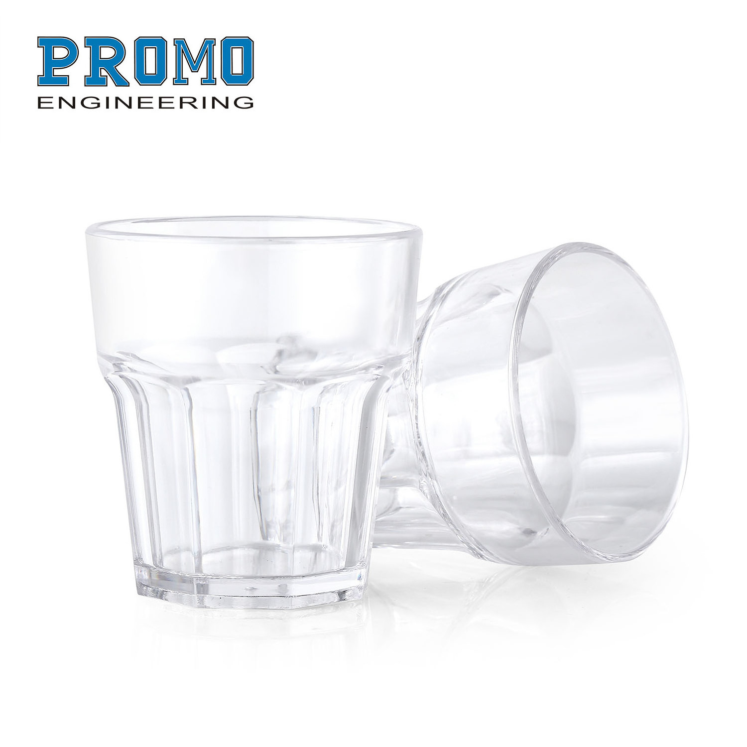 china custom plastic beer cup product transparent pc 200ml octagon cup water glass product wholesale wine cups Plastic beer mug