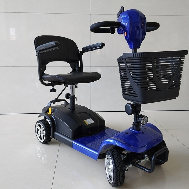 4 wheel medical wheelchair off road handicapped mobility electric scooters with trailer for elderly