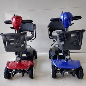 4 wheel medical wheelchair off road handicapped mobility electric scooters with trailer for elderly