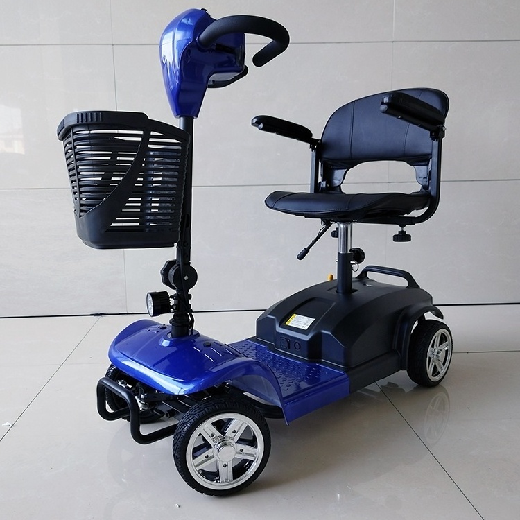 4 wheel medical wheelchair off road handicapped mobility electric scooters with trailer for elderly