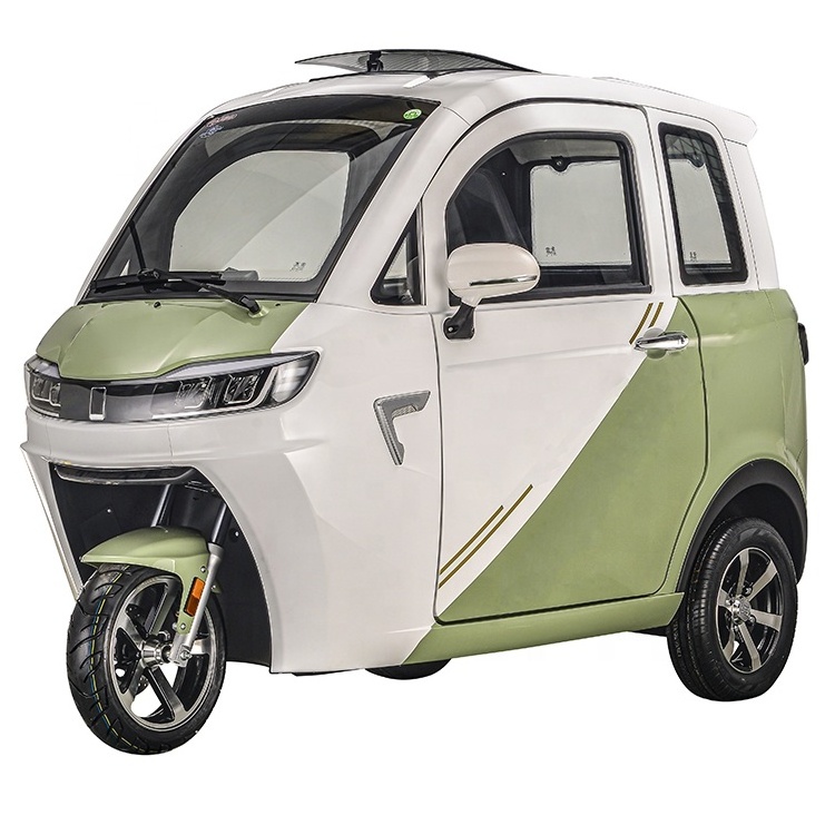 new energy 3 wheels small car, electric closed mini car, tricycle scooters for disable people