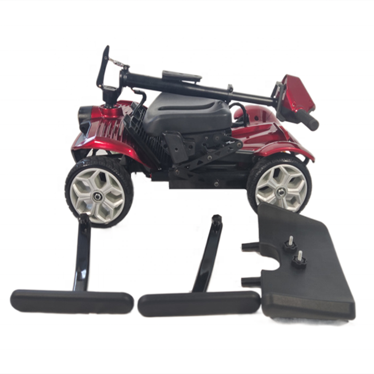 Four-wheel electric motorcycle scooter pliable handicap second hand mobility scooters