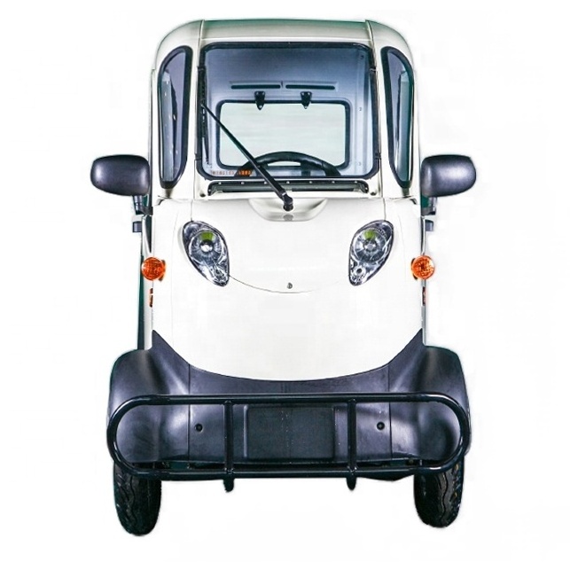 EEC new energy 4 wheel Three Seats enclosed electric mobibity scooter mini car vehicles with cabin