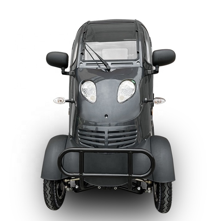 wholesale electric 4 wheel full closed scooter, all weather mobility scooter for elderly, mini car test approved