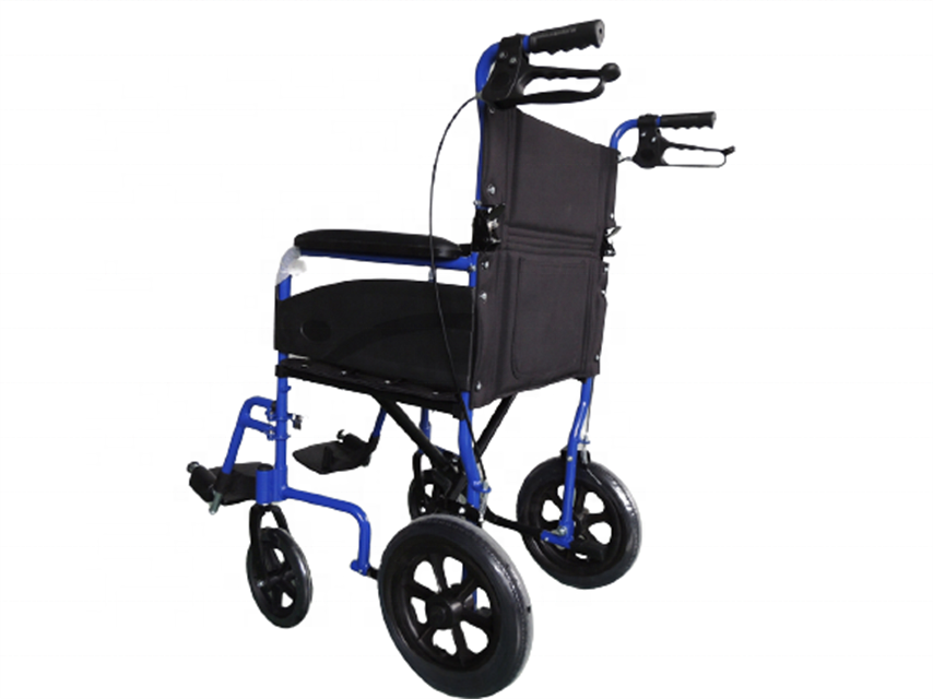 Newly designed lightweight wheelchair for the disabled suitable for the elderly with small tire wheeled transport wheelchair