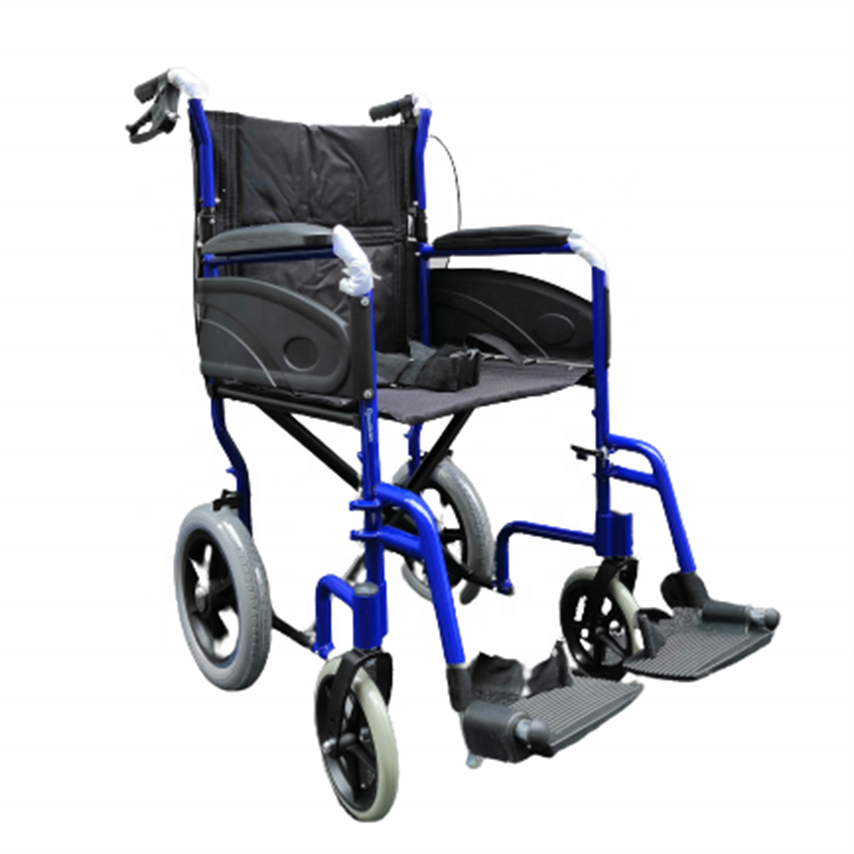 Newly designed lightweight wheelchair for the disabled suitable for the elderly with small tire wheeled transport wheelchair