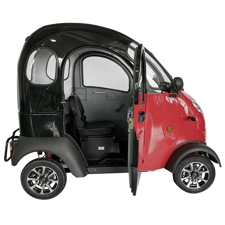 mixed color 4 wheel passenger cabin scooter, new energy small mini car