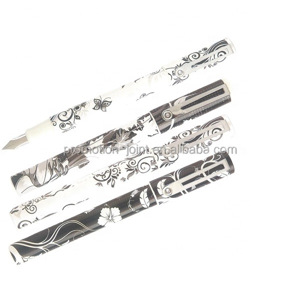 high quality plastic ink cartrige calligraphy fine nib roller pen fountain pen