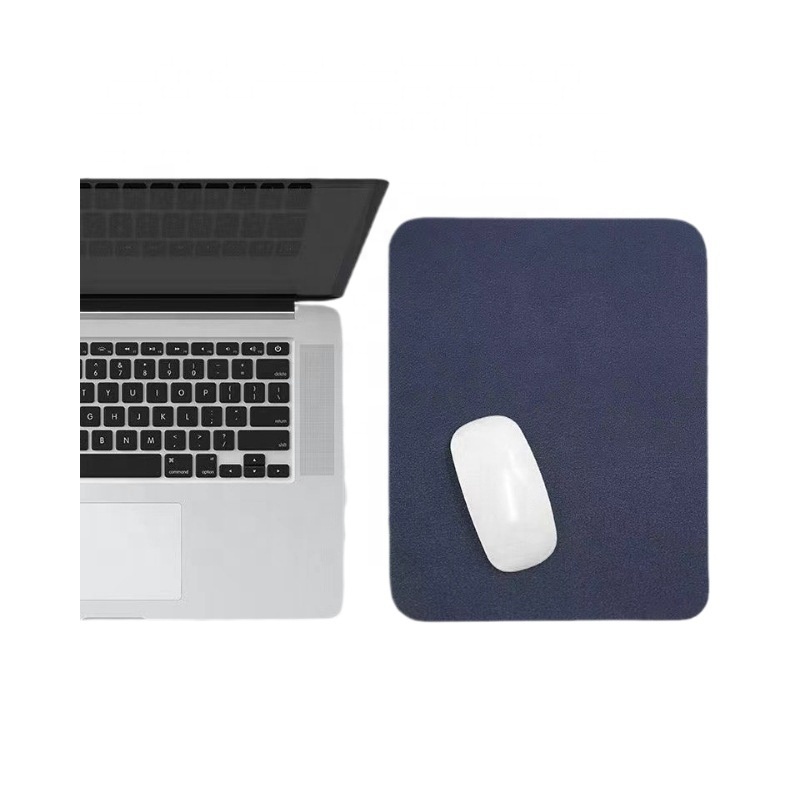 2024 Best Selling Fashion new arrival desk cushion PU leather comfortable anti slip computer mice mat mouse pad