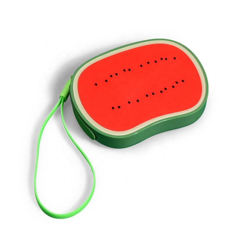 Top Selling Watermelon Orange Kiwi Fruit Power Station 7800mah 6000mah With lanyard Universal Smart Phone Power Banks