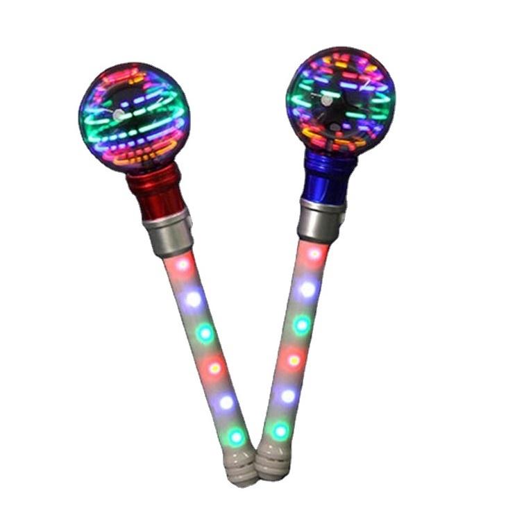 sale luminous rotating stick swinging stick colorful light with sound for kids toys