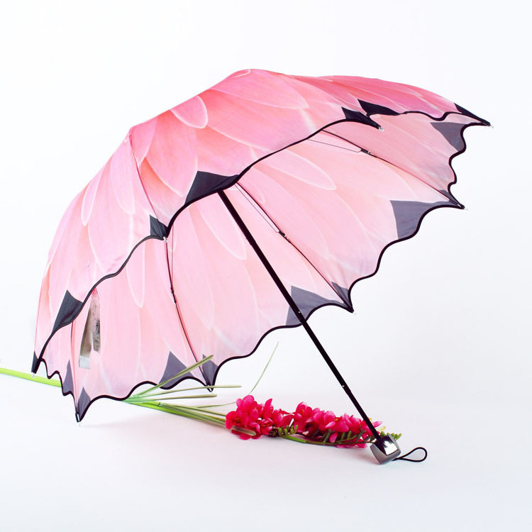 sunflower umbrella straight novelty gift umbrella sunny rain wholesale