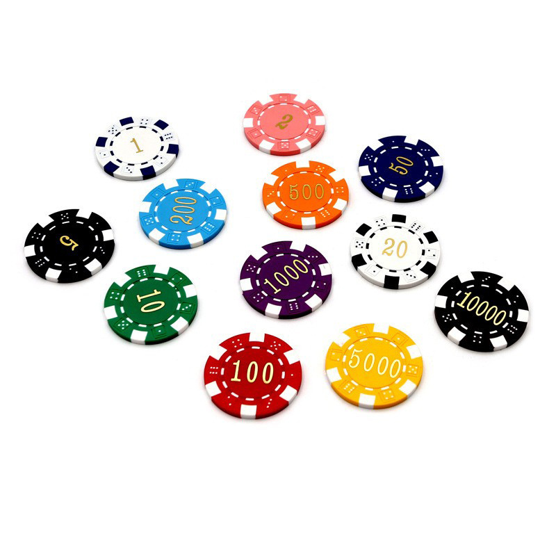 Crystal Coin Code Entertainment Advanced Baccarat Mahjong Token Texas Poker Chip Transparent Poker Set