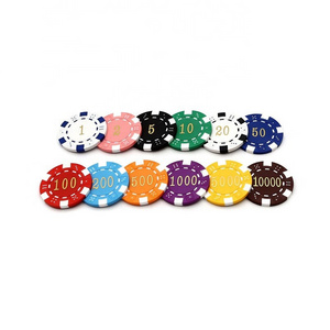 Crystal Coin Code Entertainment Advanced Baccarat Mahjong Token Texas Poker Chip Transparent Poker Set