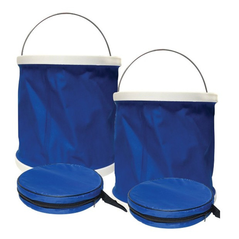 Collapsible Ice Water Camp Storage Bucket Oempromo Foldable Pp Folding Bucket BUCKETS Applicable for Retractable Folding Support