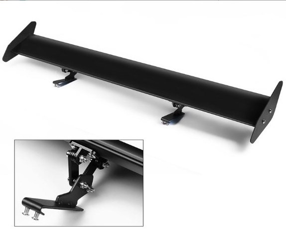 Aluminum alloy Vehicle Trunk Wing Auto Rear Roof Fins Hatchback Free to Punch rear Car Spoiler Universal