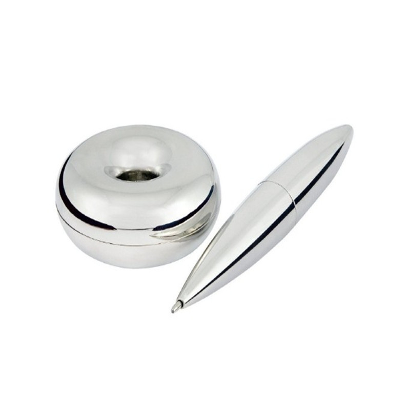 Oempromo Novelty Metal Magnetic Floating Pen Stand Ballpoint Pen Promotional Pen