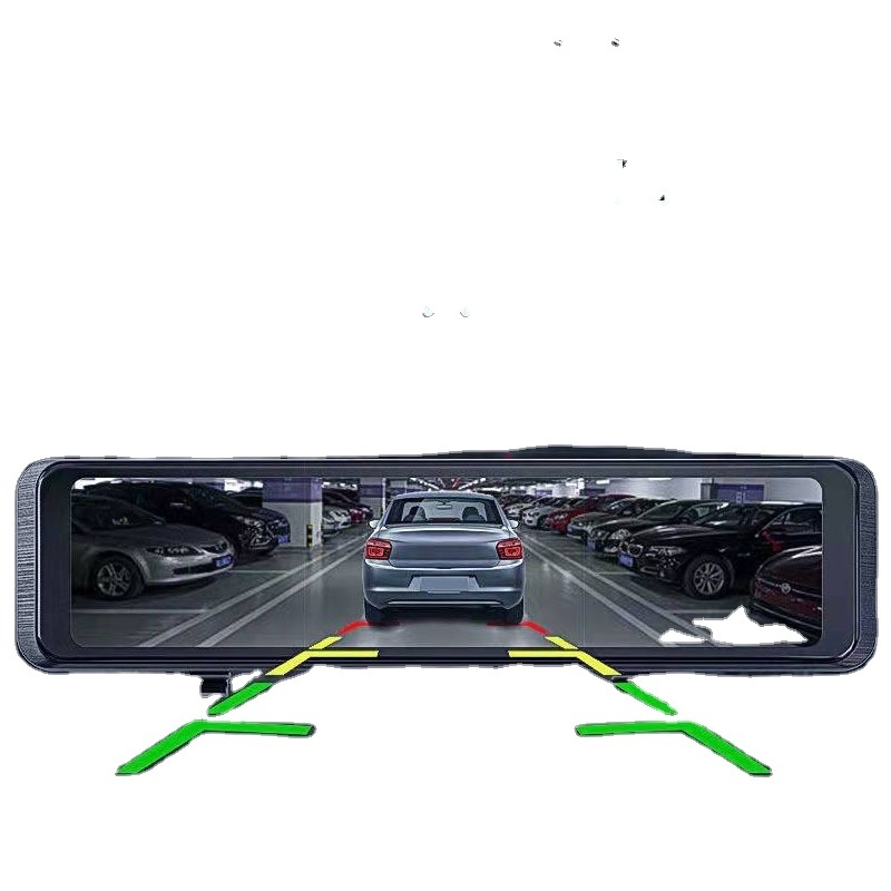 12 inch curved full touch screen driving recorder HD night vision 2K streaming media wifi recording car black box