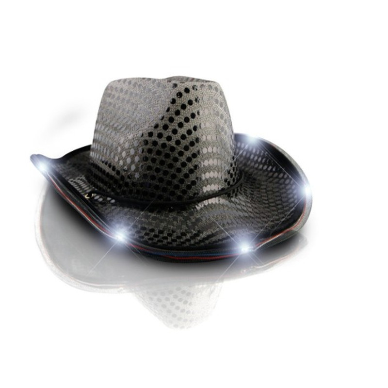 Oempromo customized 60cm eva light up cowboy hat