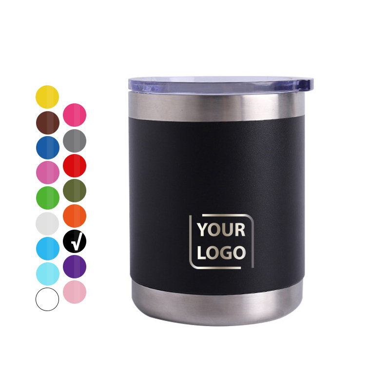 300Ml Double Wall Stainless Steel 10Oz Lowball Tumbler Wholesale Insulated 10 Oz White Skinny 10 Oz Stainless Steel Tumbler 10Z