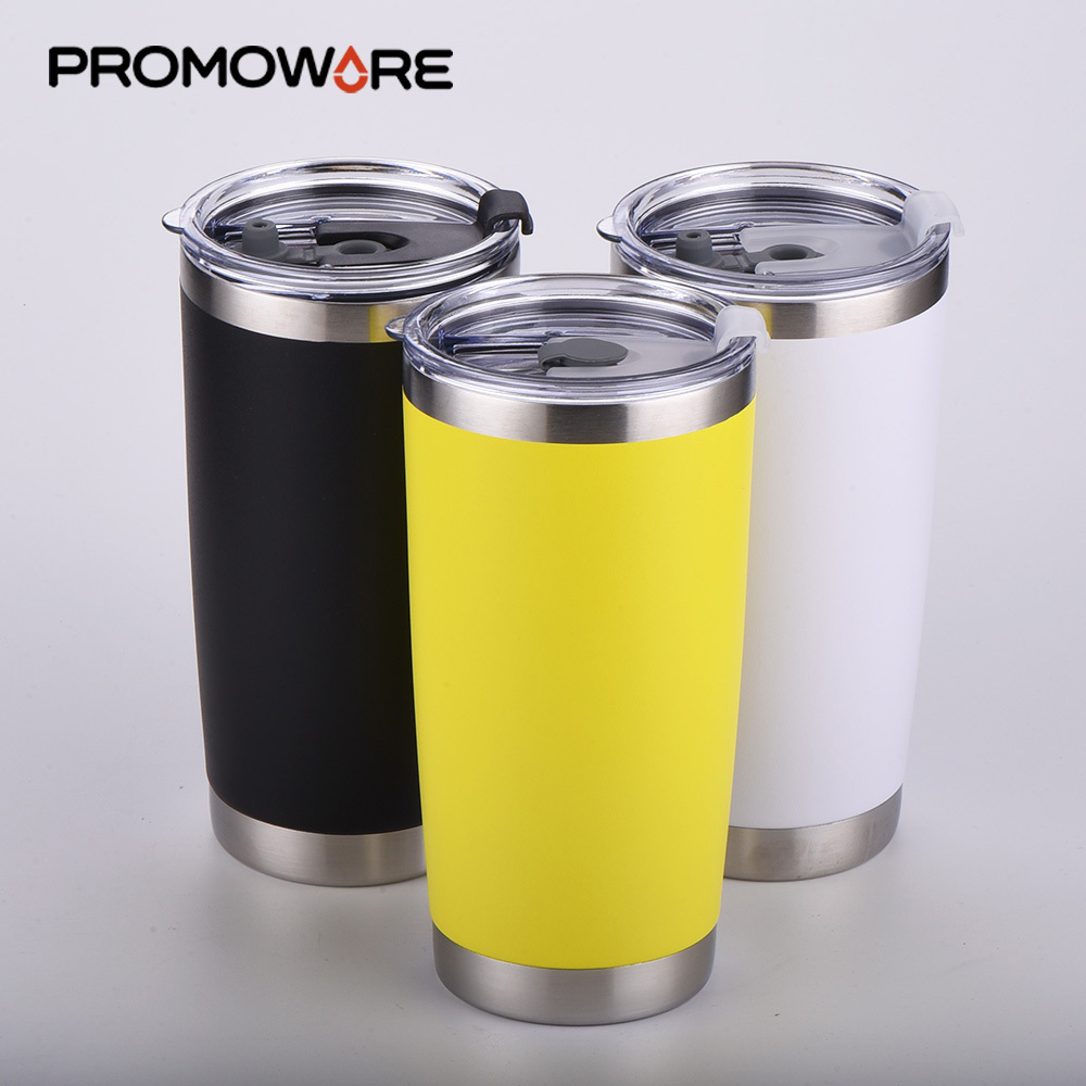 Wholesale 20oz Double Wall Vacuum Insulated Travel Coffee Mug Tumbler Bulk Stainless Steel Tumbler Cup Mug with water proof Lid