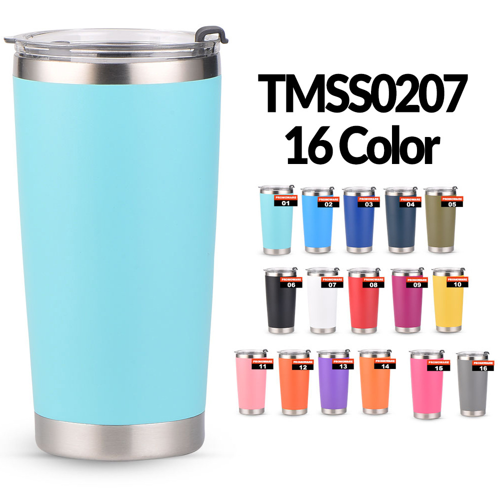 Wholesale 20oz Double Wall Vacuum Insulated Travel Coffee Mug Tumbler Bulk Stainless Steel Tumbler Cup Mug with water proof Lid