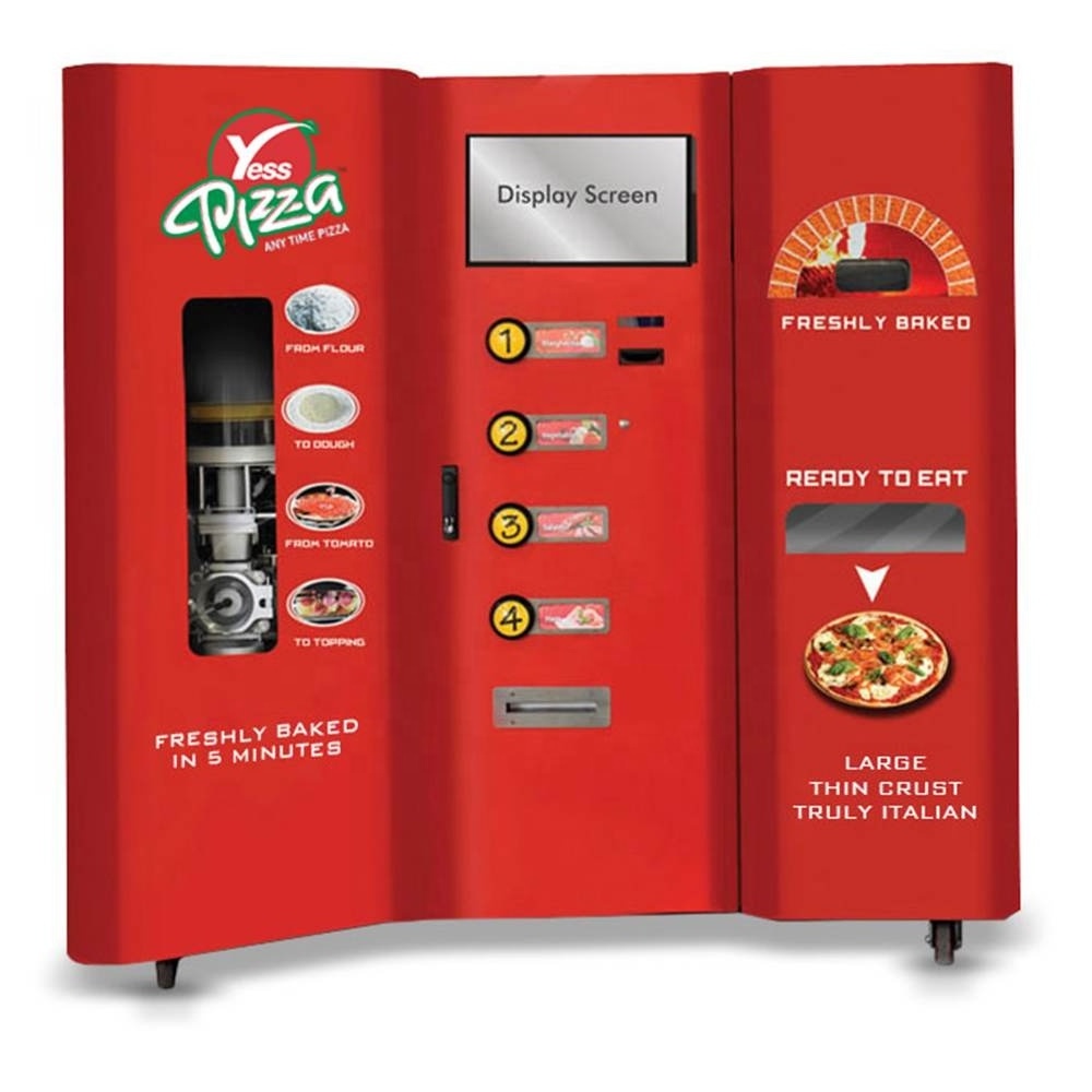 Automat Touchscreen Custom Design Outdoor Business Self-service Smart Pizza Vending Machine Touch Screen for Coffee Drink