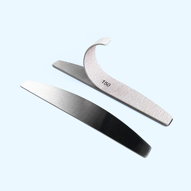 Professional Disposable Removable Nail File Self-adhesive Jumbo Stainless Steel Metal Replaceable Nail Files