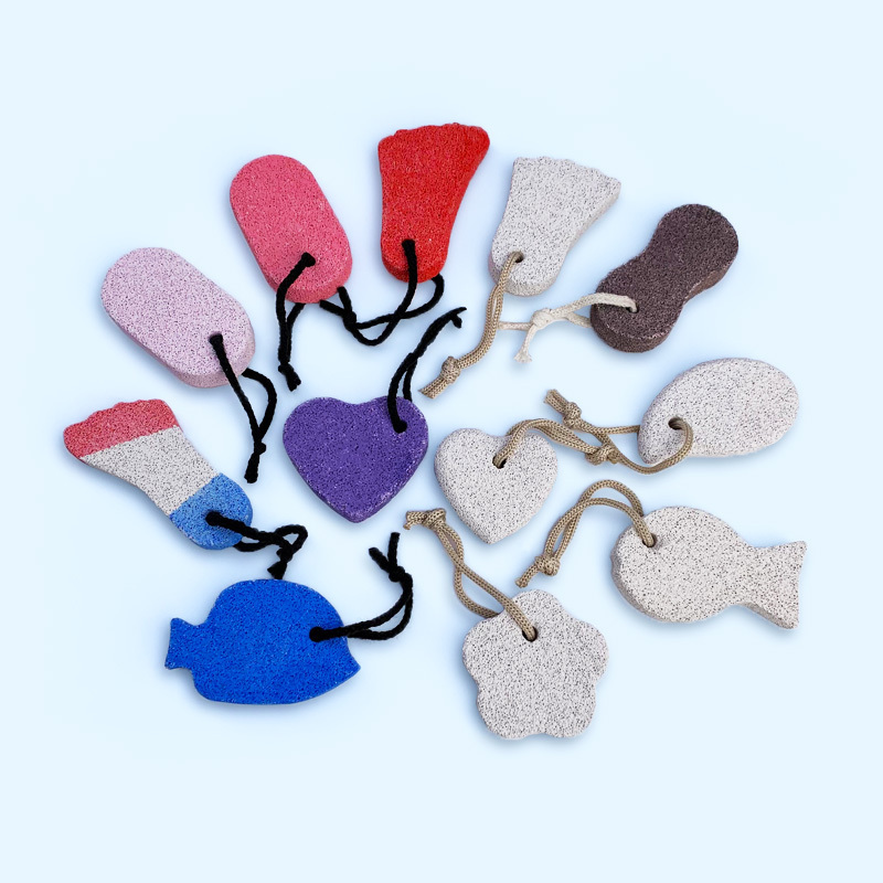 Customized Shape Color LOGO Remove Dead Skin Easily Foot File Natural Pumice Stone Wholesale