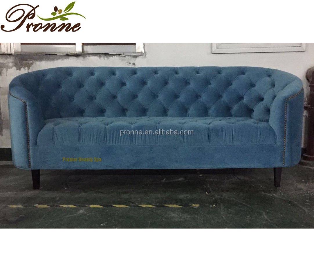 luxury salon furniture waiting area sofa/barber shop reception sofa