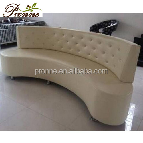 New design nail spa salon long couch/waiting sofa chair