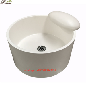 Mode nail salon hot sale foot spa massage white ceramic pedicure bowl with footrest