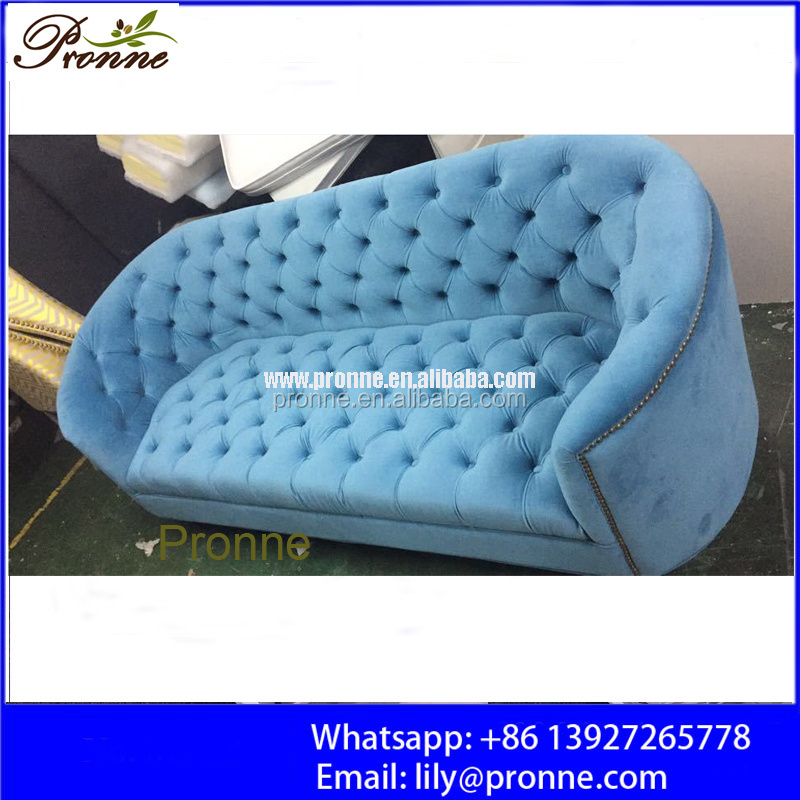 luxury salon furniture waiting area sofa/barber shop reception sofa