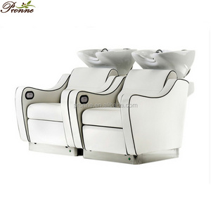 modern luxury salon equipment shampoo chair/shampoo chair wash unit/white shampoo chair