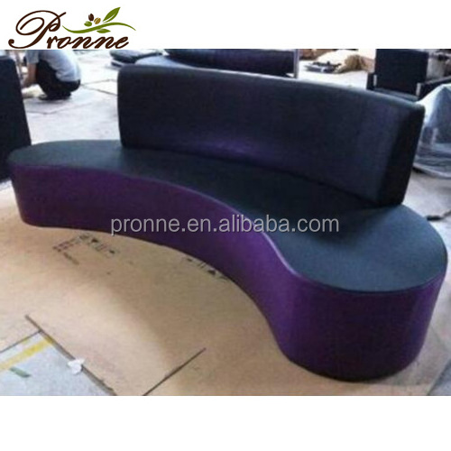 New design nail spa salon long couch/waiting sofa chair