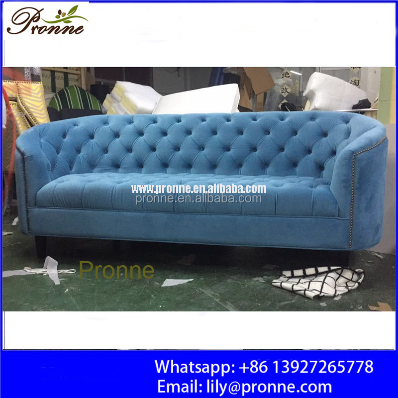 luxury salon furniture waiting area sofa/barber shop reception sofa