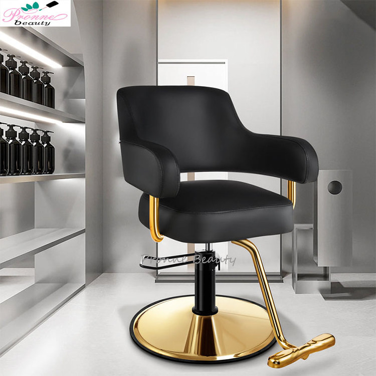 Wholesale modern adjustable barber shop hair salon special leather second hand barber chair for sale