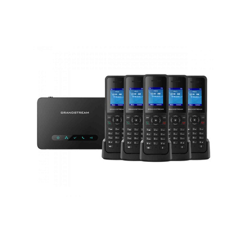 Portable DECT wireless VoIP SIP Phone, Grandstream Cordless IP Phone Base--DP750