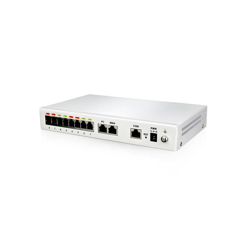 Hot Sale VoIP fxs/fxo gateway ,NewRock 8FXO ip gateway