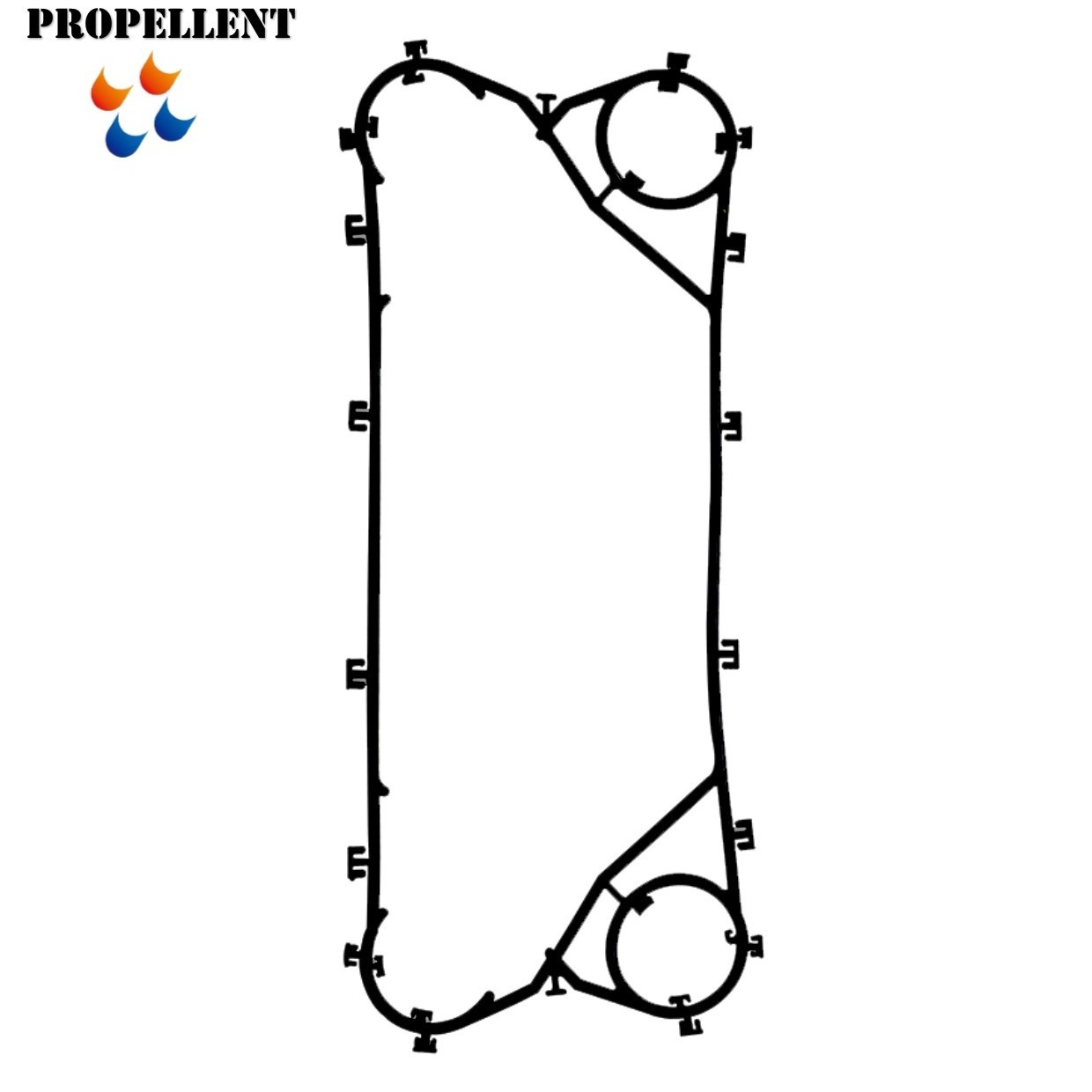 plate heat exchanger M10 rubber gasket seals for oil cooler heat exchanger