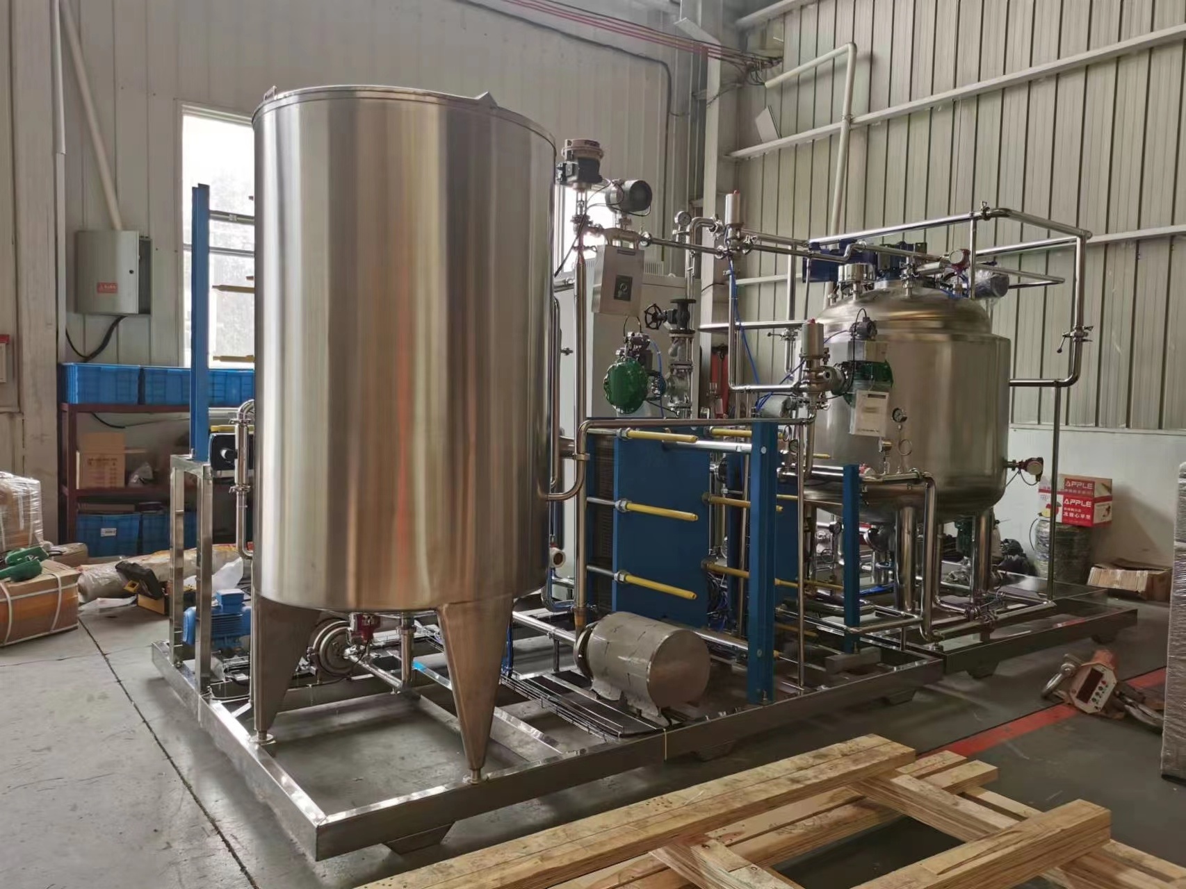 Professional New Plate Evaporation System Experiment Device Stainless Steel Condenser Evaporator for Dextrose