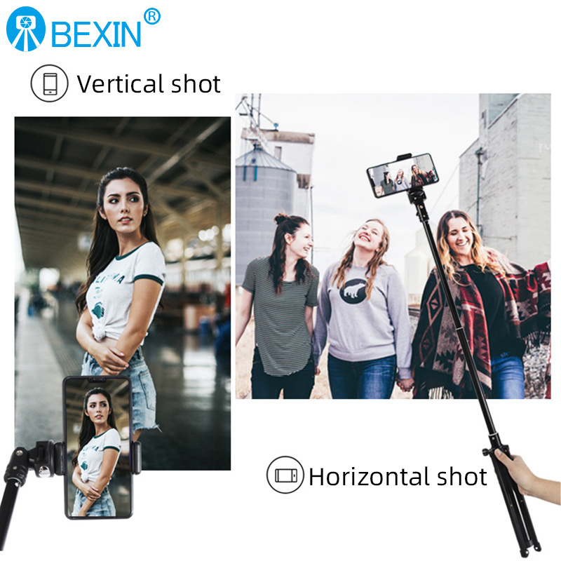 BEXIN wholesale studio accessories lengthened mini mobile phone live tripod suitable for mobile phone camera tripod