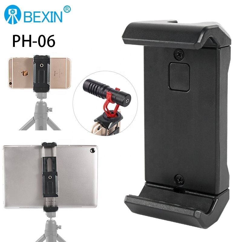 BEXIN Plastic Material Mobile Phone Clip Adapter Bracket Retractable Mobile Phone Clip holder for Mobile Phone Live Bracket